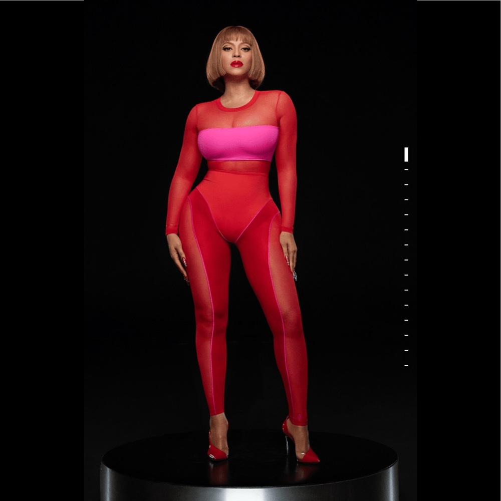 Ivy Park IVY HEART blocked catsuit